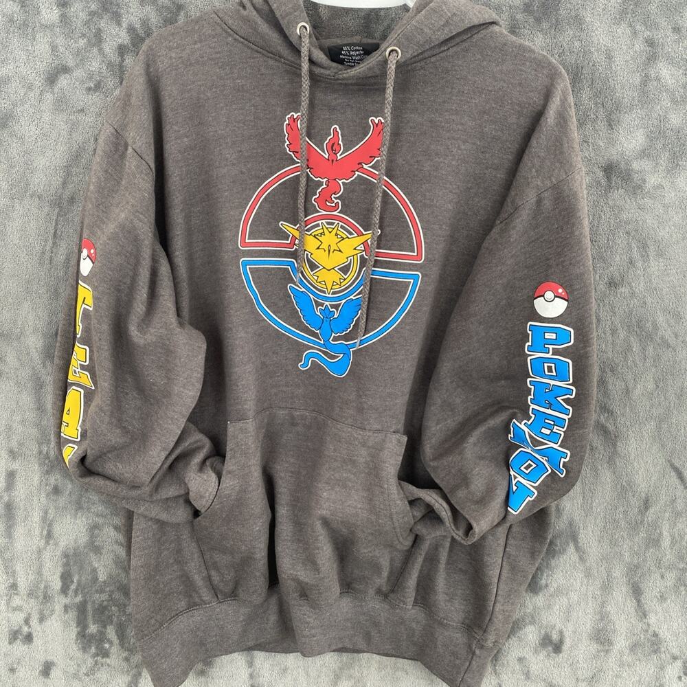 Infinity Apparel Team Pokémon Hooded Sweatshirt Xl